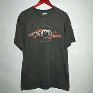 Harley Davidson shirt mens Large top vintage